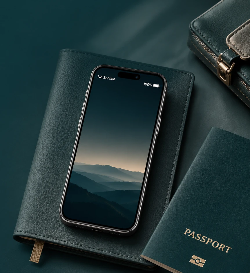 Travel eSIM and phone